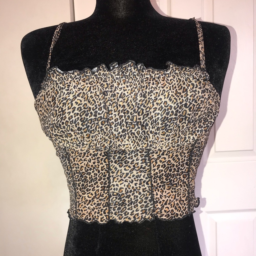 Leopard print cami